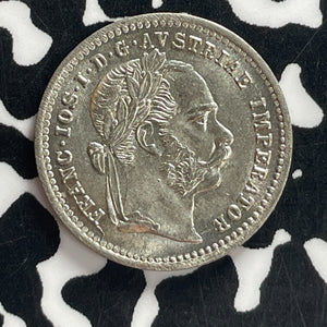 1872 Austria 10 Kreuzer Lot#T7610 Silver! High Grade! Beautiful!
