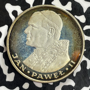 1983 Poland Pope John Paull II 1000 Zlotych Lot#C1019 Silver! Proof!