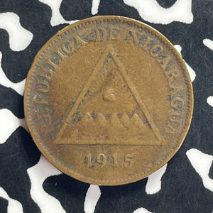 1915 Nicaragua 1 Centavo Lot#T9202