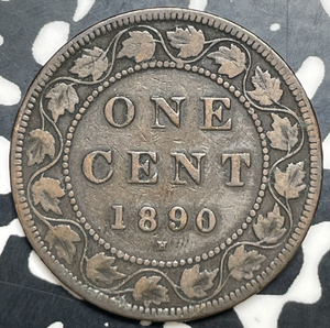 1890-H Canada Large Cent Lot#C0281
