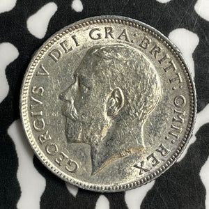 1918 Great Britain 6 Pence Sixpence Lot#E1616 Silver! High Grade! Beautiful!