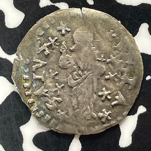 (1626-1761) Ragusa Grosseto Lot#T5499 Silver! Nice! KM#5