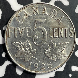 1928 Canada 5 Cents Lot#E8059 Nice!