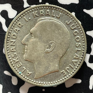 1931 Yugoslavia 10 Dinara Lot#T5085 Silver!