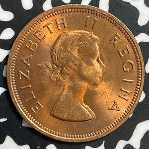 1954 South Africa 1 Penny Lot#E7882 High Grade! Beautiful!