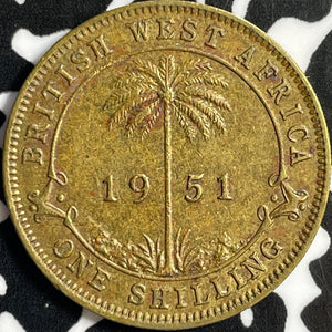 1951 British West Africa 1 Shilling Lot#D8635