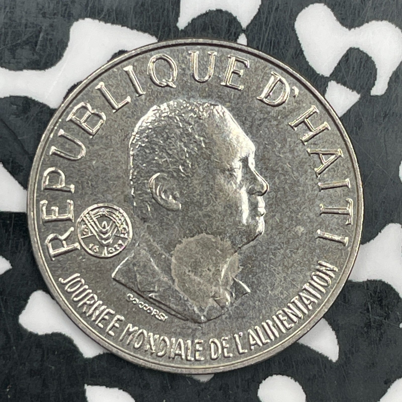 1981 Haiti 5 Centimes Lot#F9403 High Grade! Beautiful! F.A.O.
