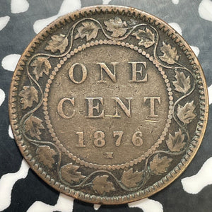 1876-H Canada Large Cent Lot#E7315