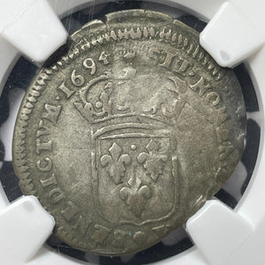 1649-M France 15 Deniers NGC VF25 Lot#G8275 KM#287