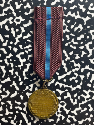 Undated Italy Venice 84th Regiment Medal With Ribbon Lot#OV1580 28mm