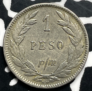 1913 Colombia 1 Peso Lot#T9735