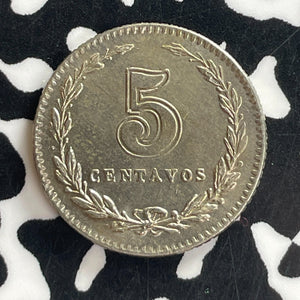 1919 Argentina 5 Centavos Lot#T7626 High Grade! Beautiful!