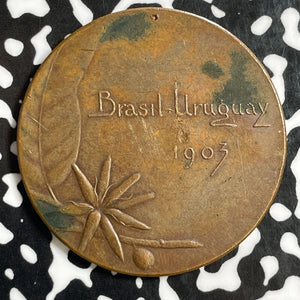 1903 Brazil/Uruguay Medal Lot#E2511 37mm