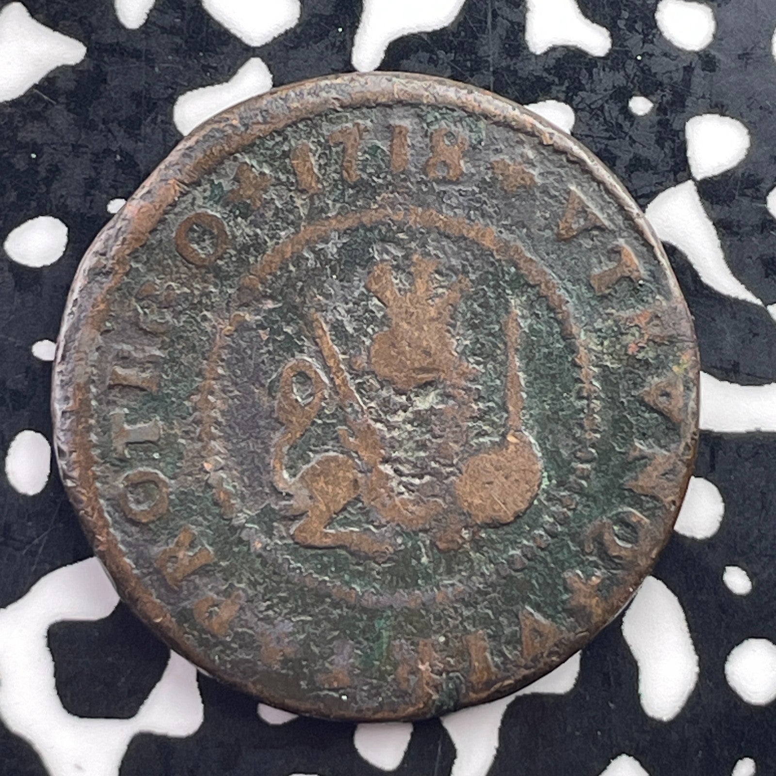 1718 Spain 4 Maravedis Lot#C5937