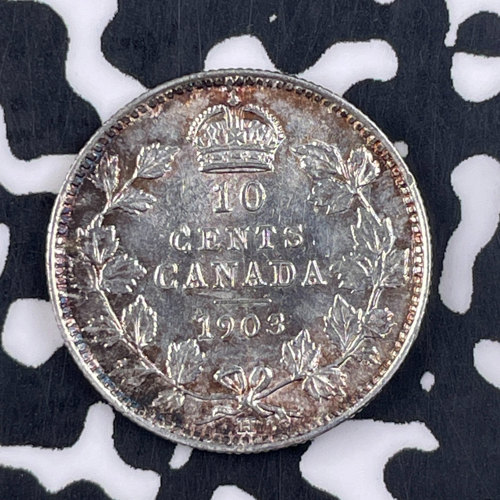 1903-H Canada 10 Cents Lot#JM1303 Silver! Nice!