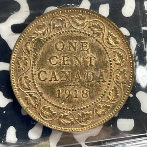 1918 Canada Large Cent ICCS MS63RB Lot#OV1599 Choice UNC!