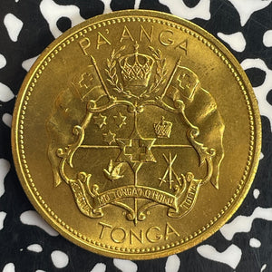 1967 Tonga Pa'anga Memorial C/S Lot#T8474 High Grade! Beautiful! KM#12