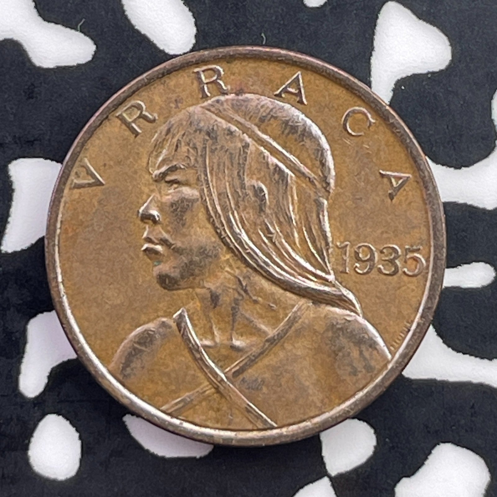 1935 Panama 1 Centesimos Lot#C5682 High Grade! Beautiful!