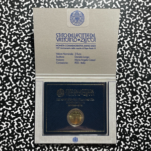 2022 Vatican City 2 Euro Souvenir Set Lot#B2826 With Case