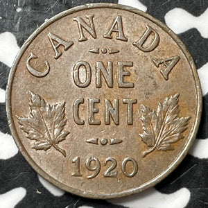 1920 Canada Small Cent Lot#D7751 High Grade! Beautiful!