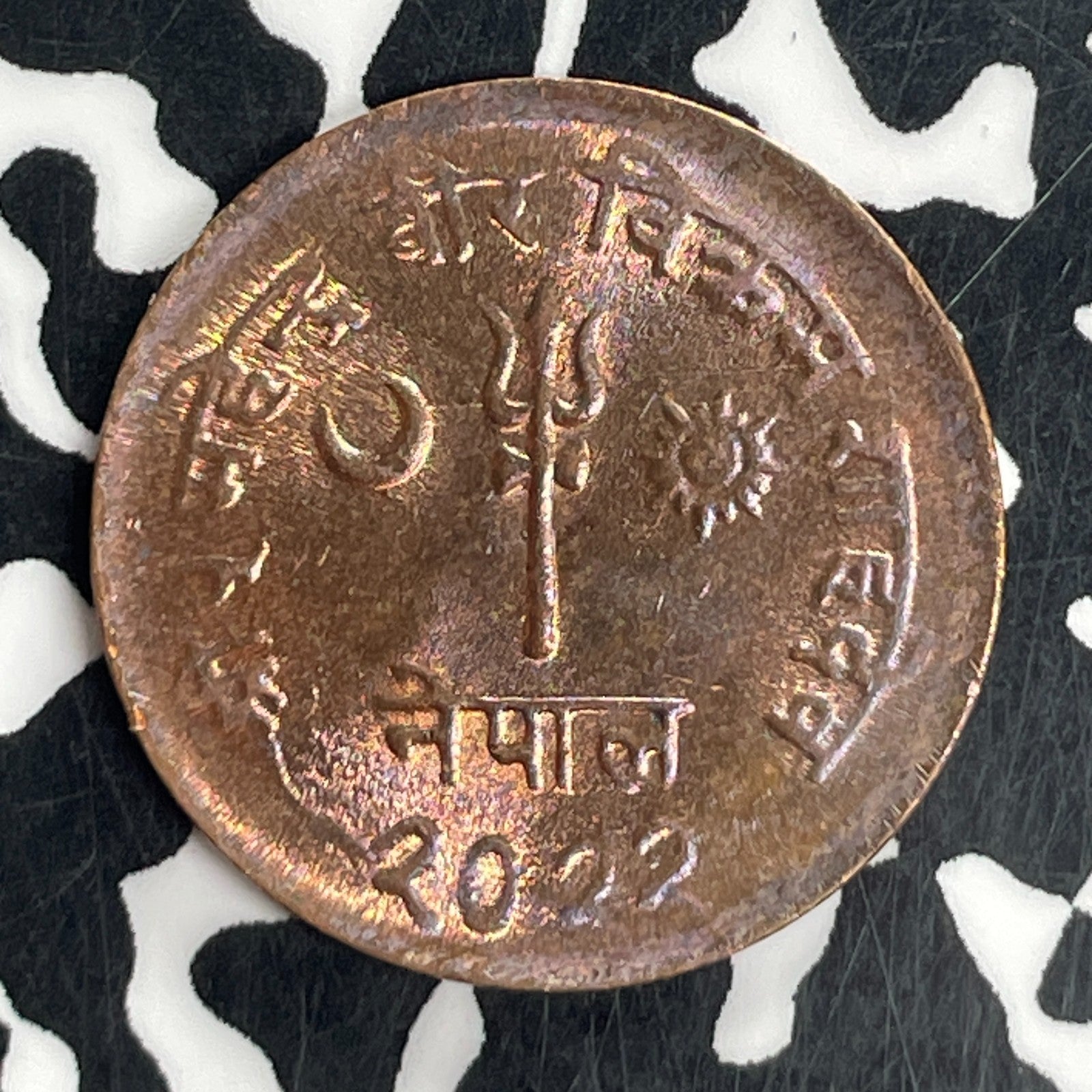 VS 2022 (1965) Nepal 5 Paisa Lot#T8061 High Grade! Beautiful!
