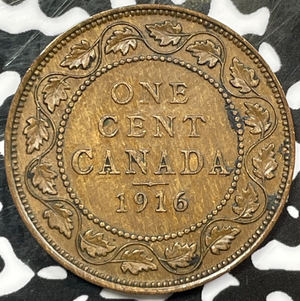 1916 Canada Large Cent Lot#D8545