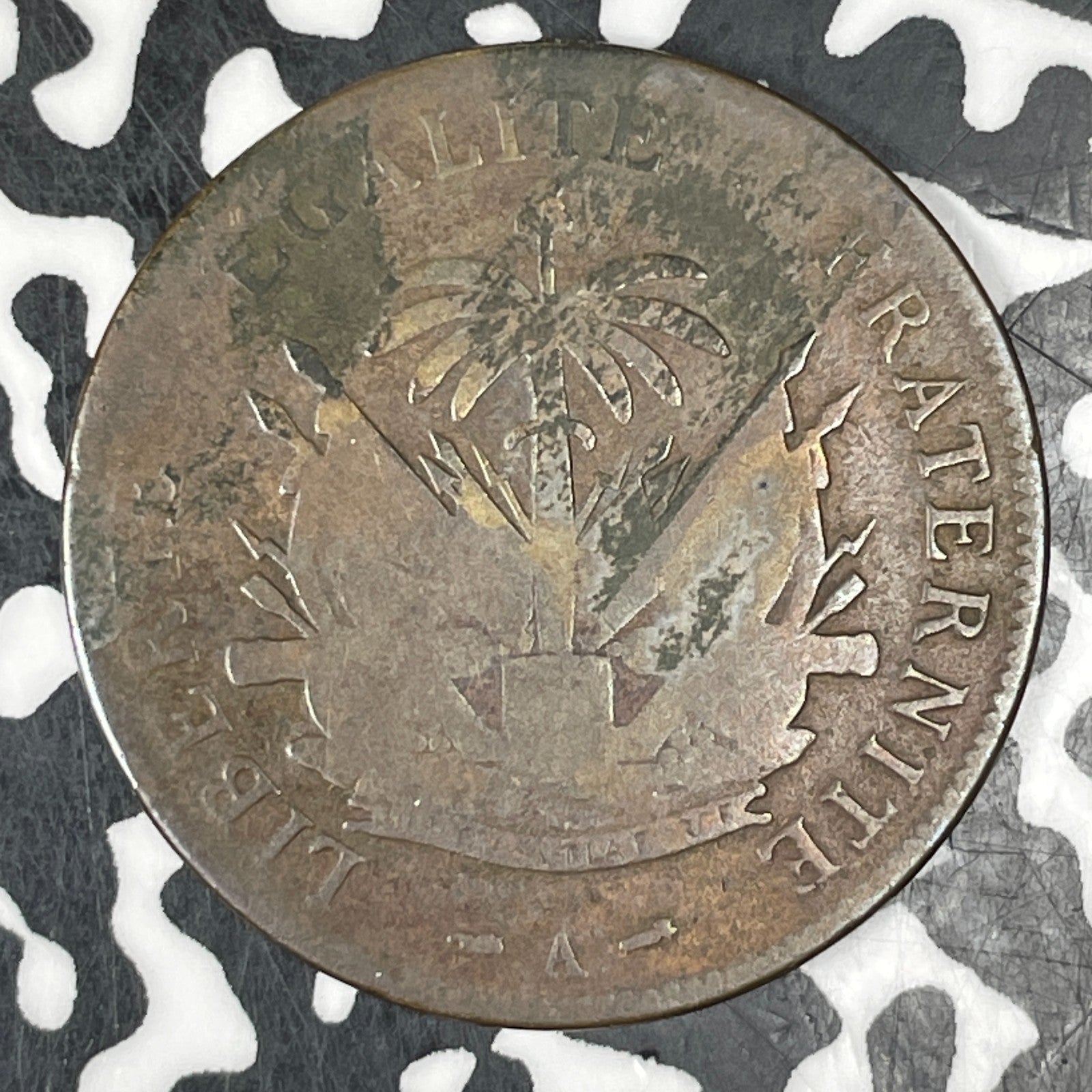 1894-A Haiti 2 Centimes Lot#C7070