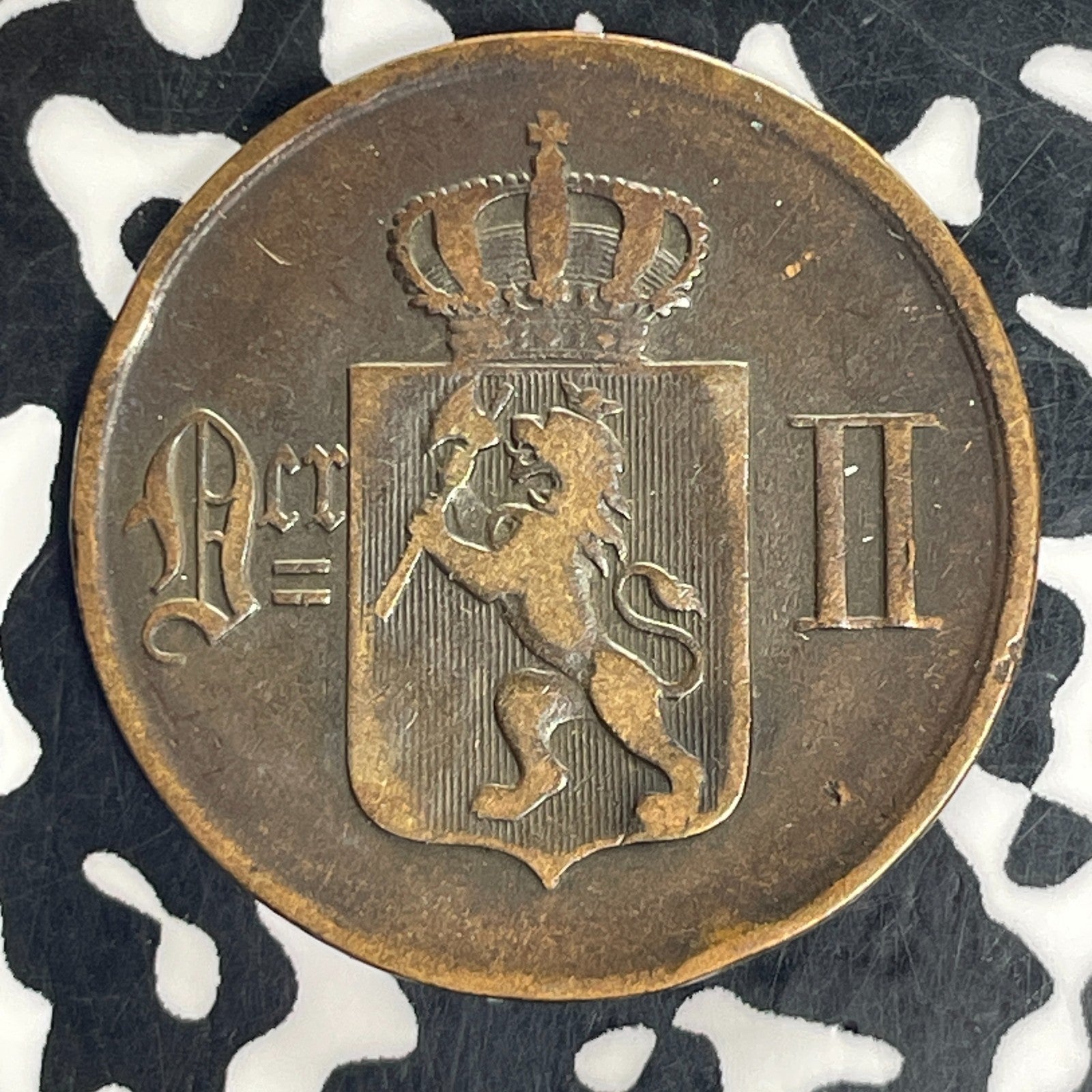 1876 Norway 5 Ore Lot#C5107