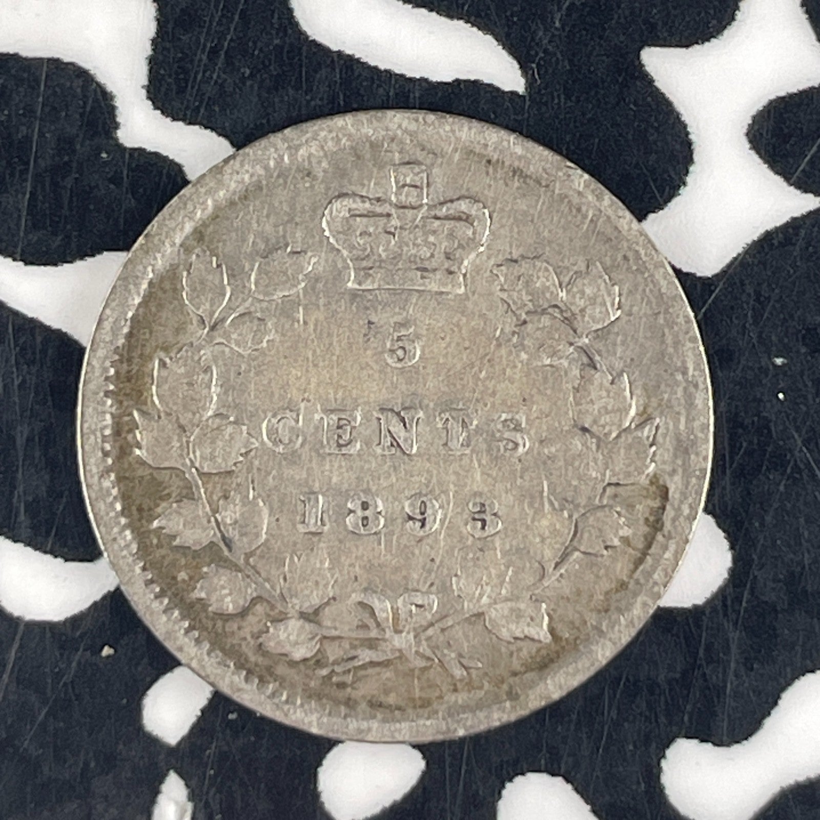 1893 Canada 5 Cents Lot#F3985 Silver!