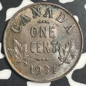 1934 Canada Small Cent Lot#T3628 High Grade! Beautiful!
