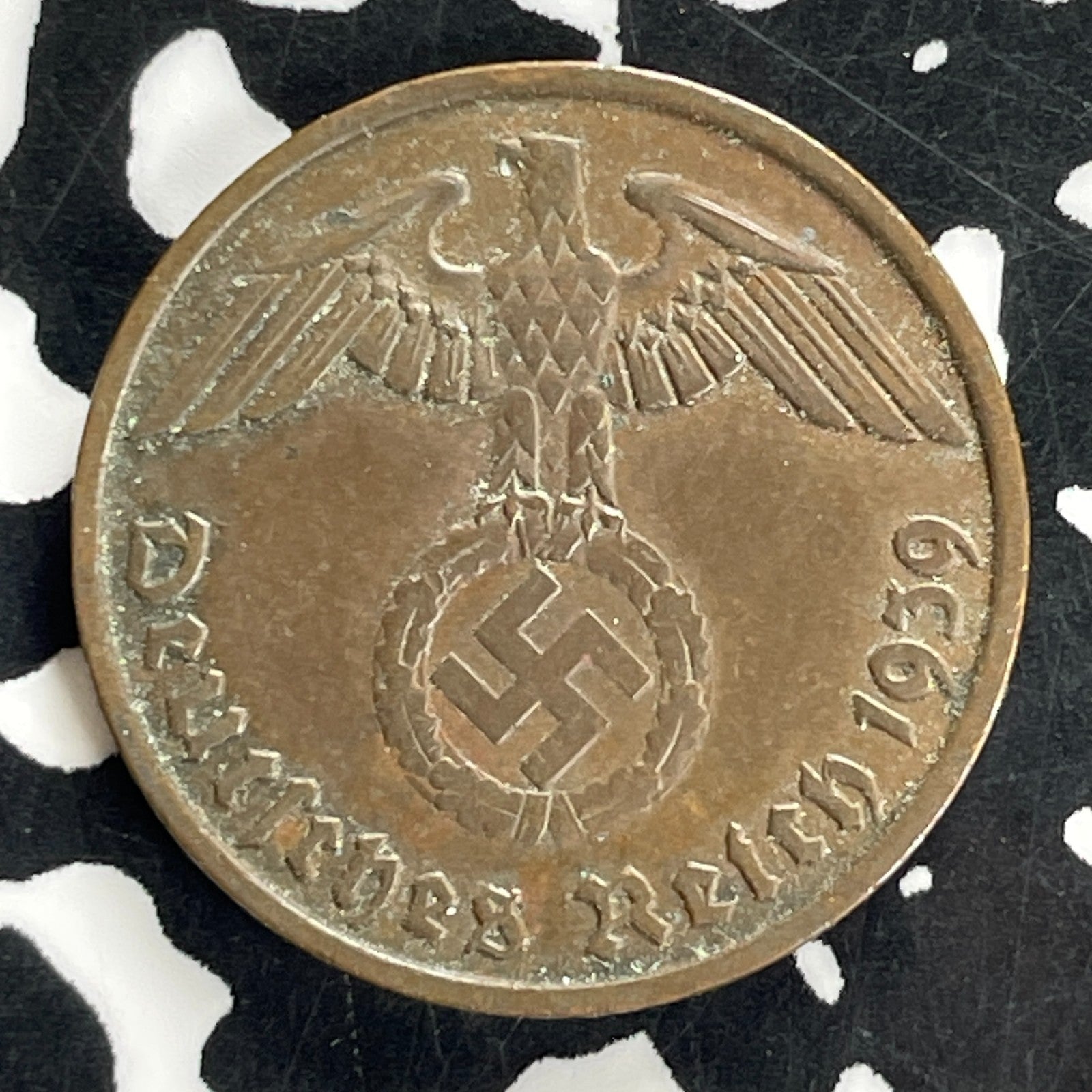1939-D Germany 2 Pfennig Lot#C3275