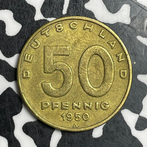 1950-A Germany 50 Pfennig Lot#T6237