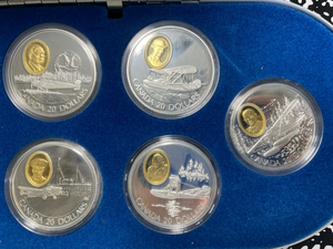 1993 Canada 10x Coin Aviation Commemorative Proof Set Lot#B2579 Silver! W/ Case