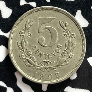 1898 Nicaragua 5 Centavos Lot#T7268