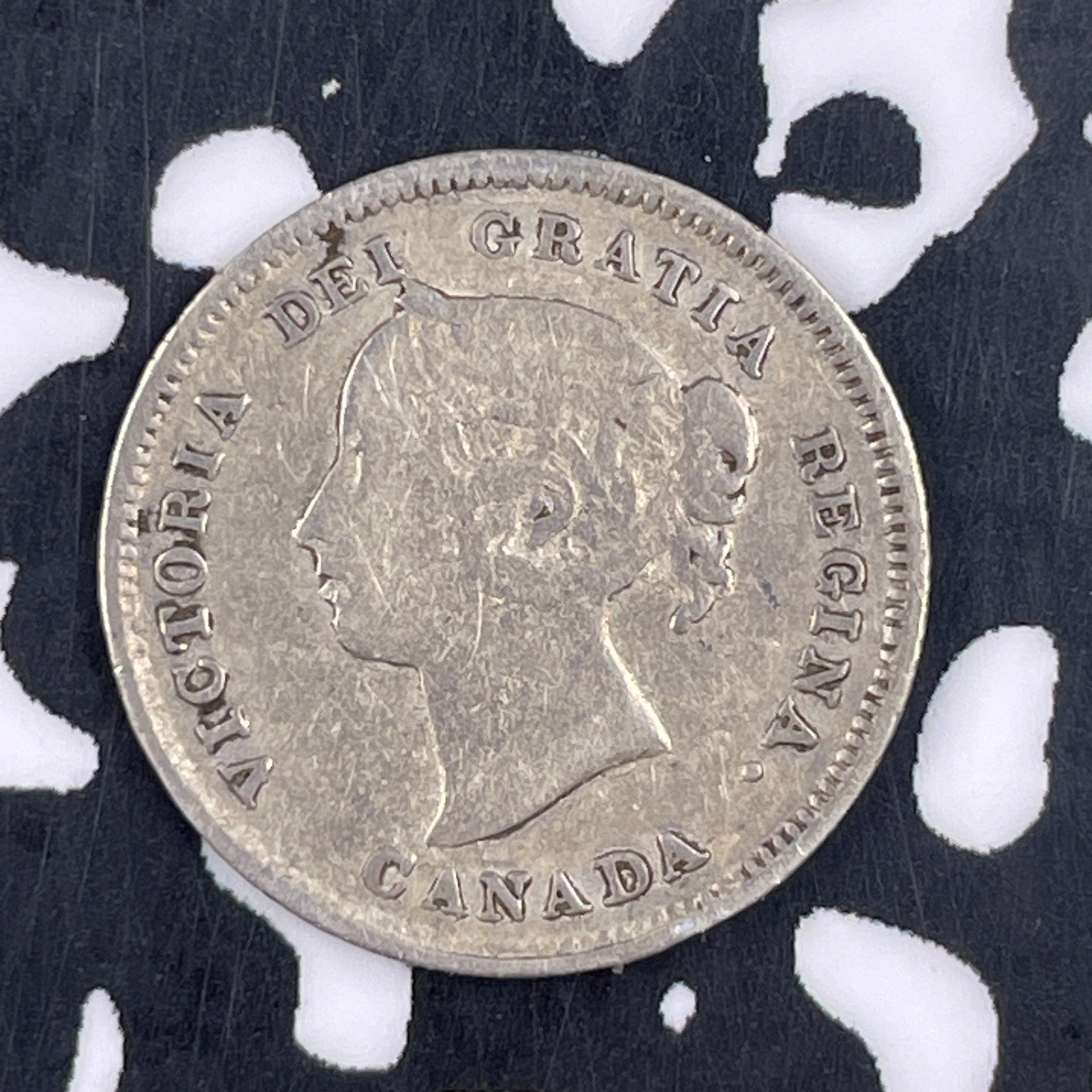 1884 Canada 5 Cents Lot#JM1302 Silver! Key Date!