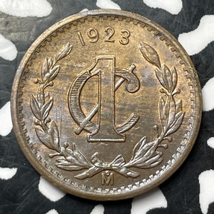 1923 Mexico 1 Centavo Lot#E9666 High Grade! Beautiful!