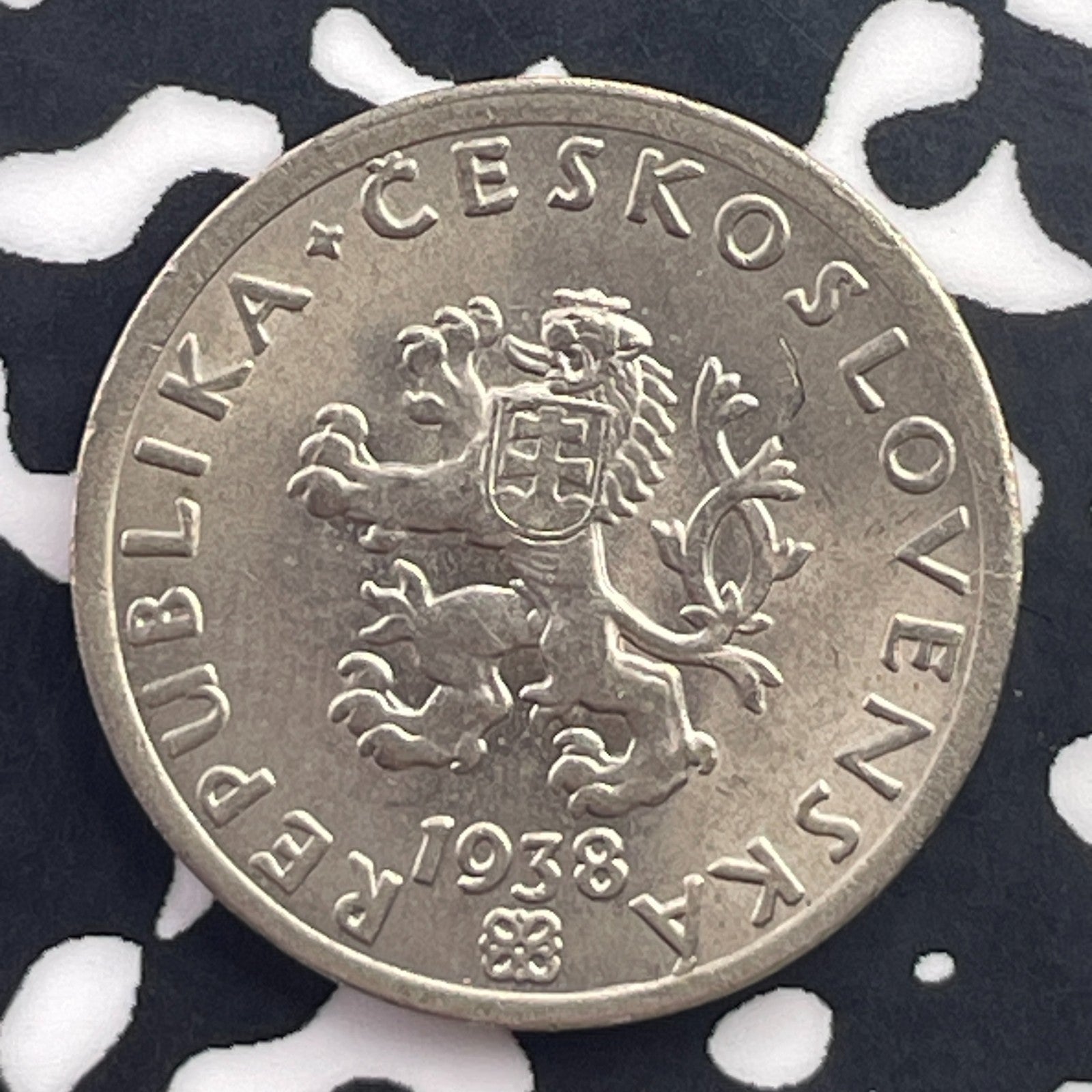 1938 Czech Republic 20 Haleru Lot#C4675 High Grade! Beautiful!