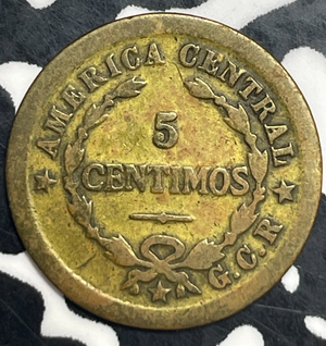 1920 Costa Rica 5 Centimos Lot#T9914