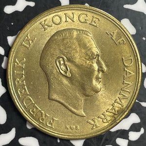 1949 Denmark 2 Kroner Lot#T3693 High Grade! Beautiful!