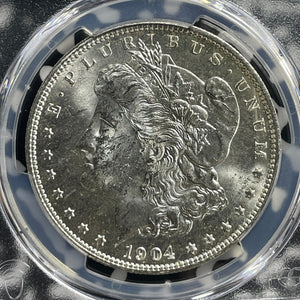 1904-O U.S. $1 Morgan Dollar PCGS MS62 Lot#G428 Silver! Nice UNC!
