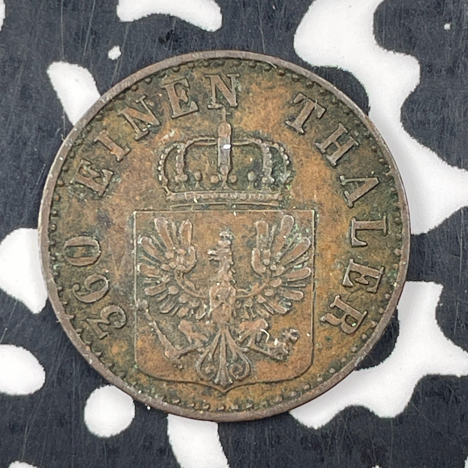 1850-A Germany Prussia 1 Pfennig Lot#F4716