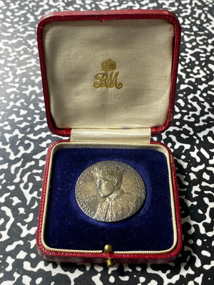 1911 G.B. Prince Edward Investiture Medal Lot#B2378 Silver! 35mm, BHM-4079