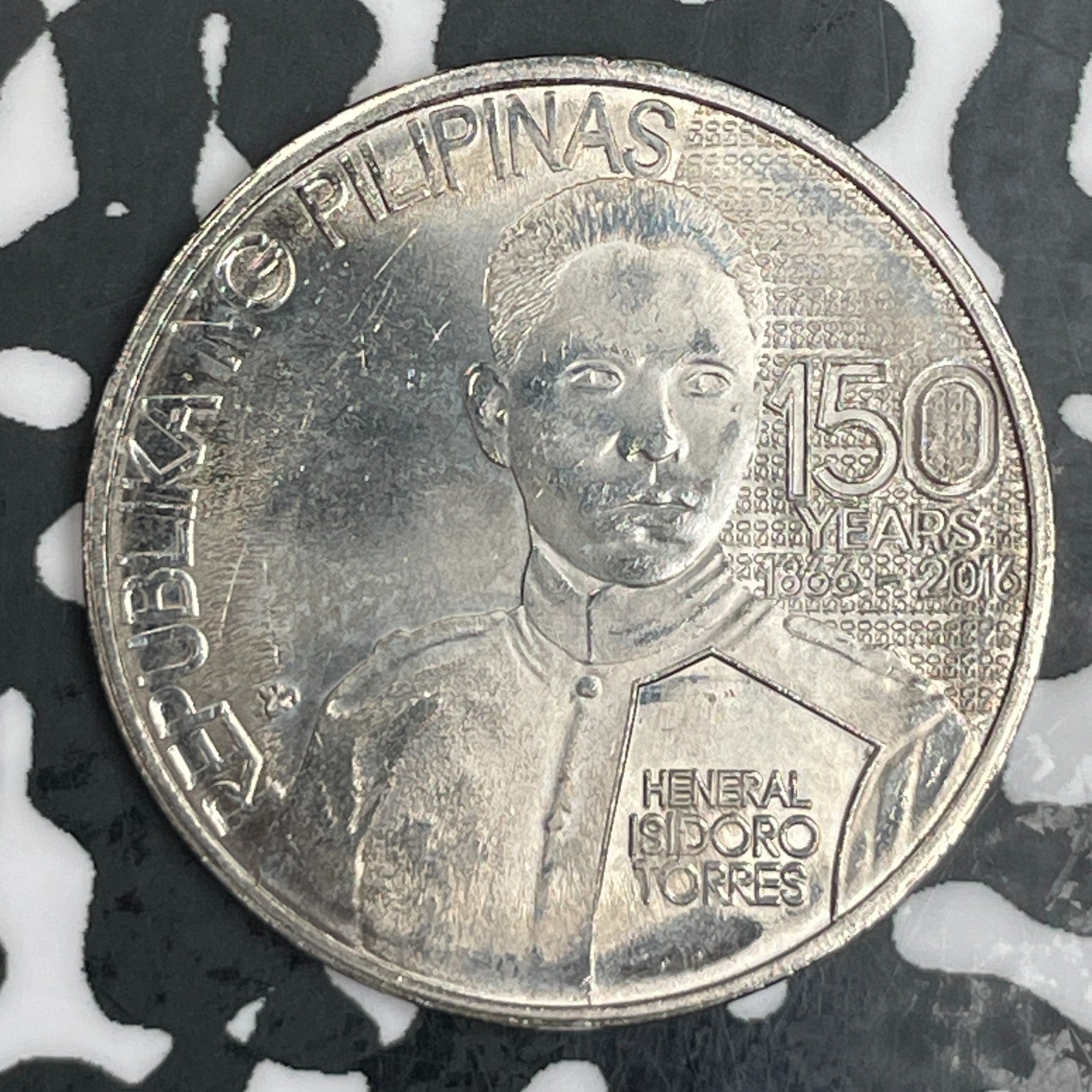 2016 Philippines 1 Piso Lot#N0443 High Grade! Beautiful! Isidoro Torres