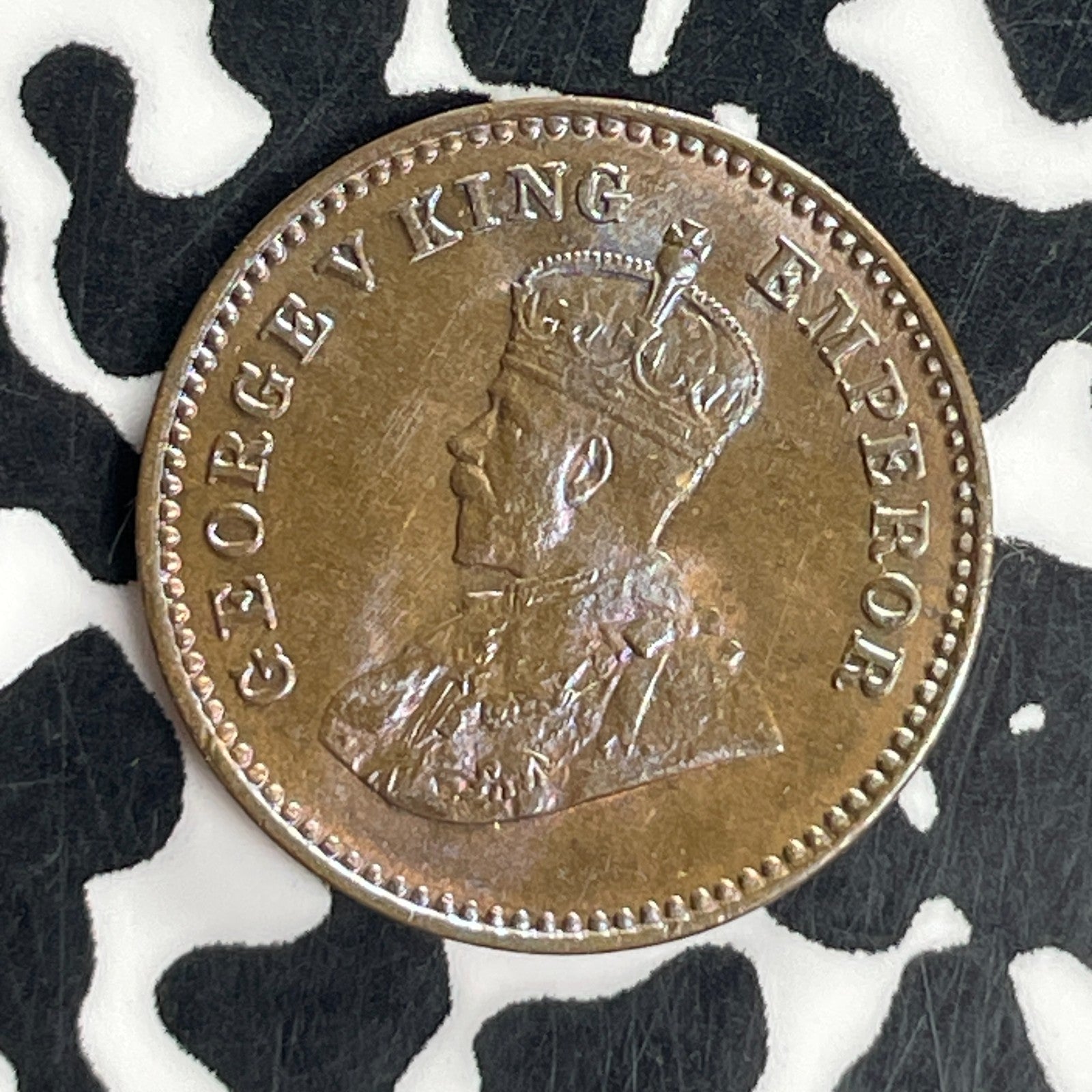 1936 India 1/12 Anna Lot#T8079 High Grade! Beautiful Toning!