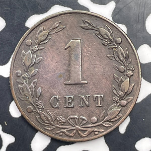 1883 Netherlands 1 Cent Lot#C1463 Nice!