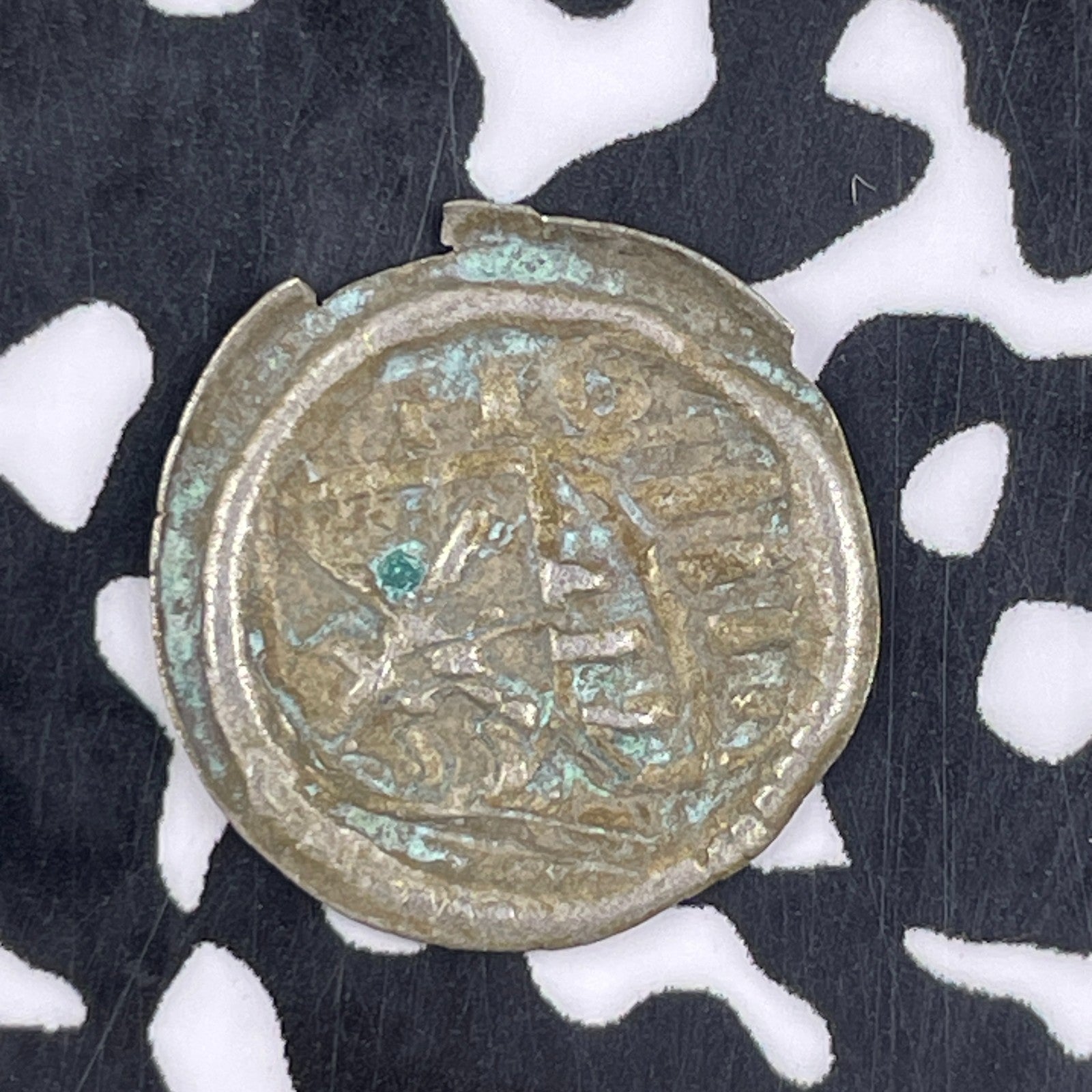 (1507-1525) Germany Saxony Friedrich III AR Pfennig Lot#F2583 Silver!