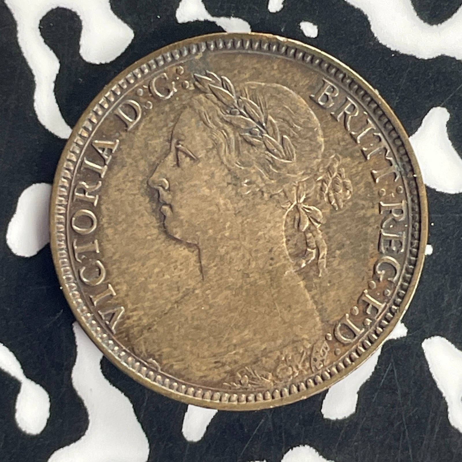 1881-H Great Britain Farthing Lot#T8668 Nice!