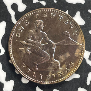 1930-M U.S. Philippines 1 Centavo Lot#C0088 High Grade! Beautiful!