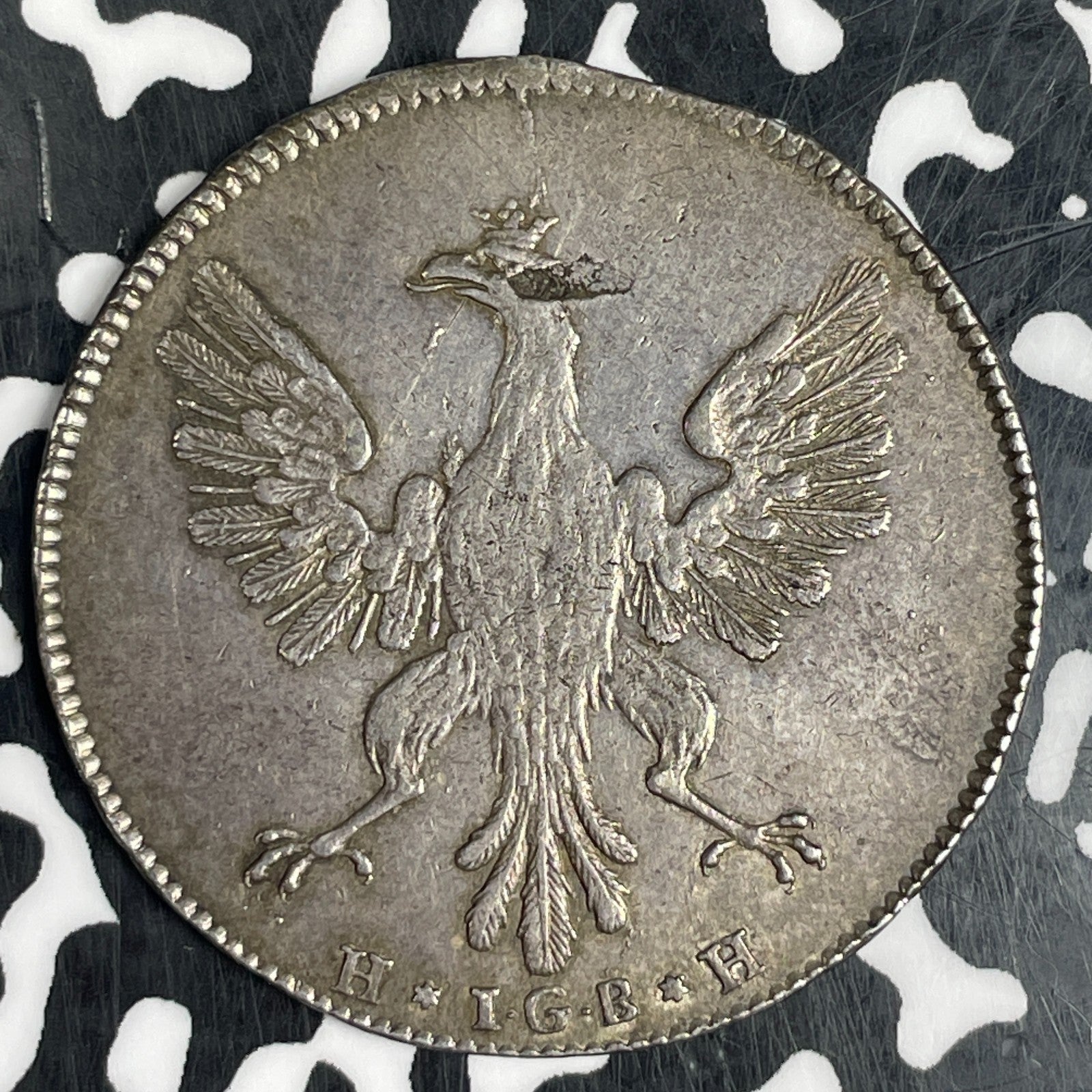 1791 Germany Frankfurt 1/2 Thaler Lot#JM0670 Silver! Nice!