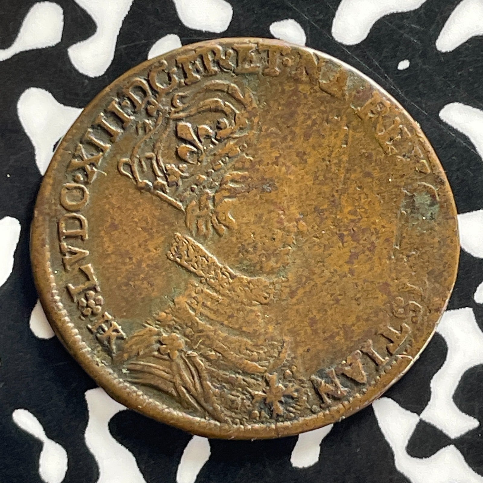 1610 France Louis XIII Coronation In Reims Jeton Lot#JM0267 Scarce!